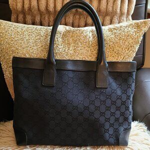 Gucci GG's Black Tote Bag